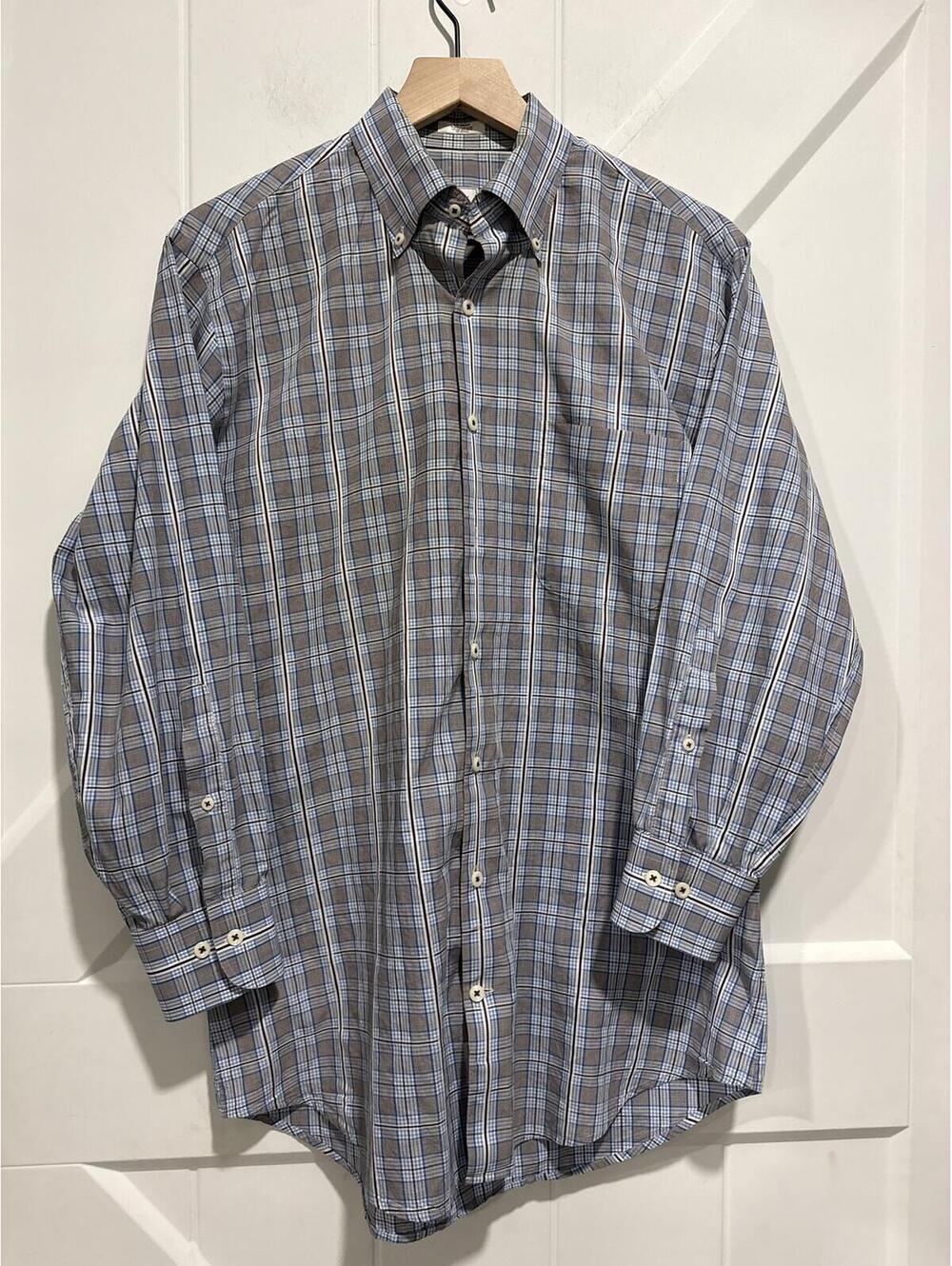 Peter Millar Men's Long Sleeve Button-Down Plaid Shirt, Size M